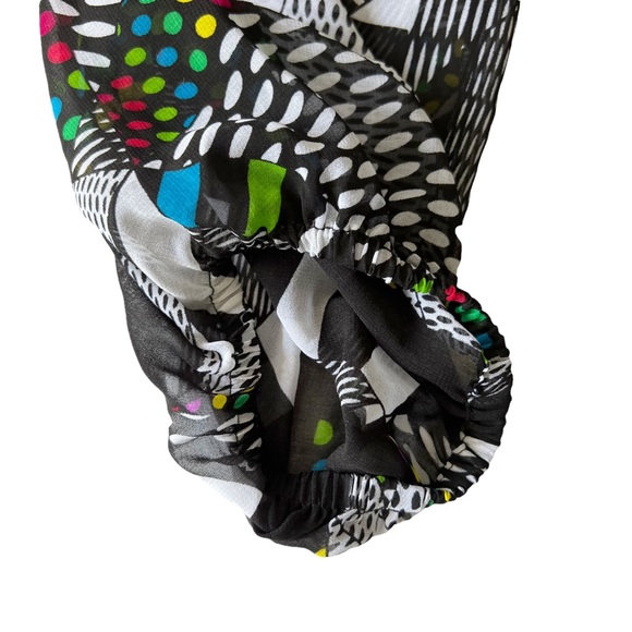 Gottex Silver Sheer Multicolor Geometric Swim Cover | L NWT - Picture 7 of 10